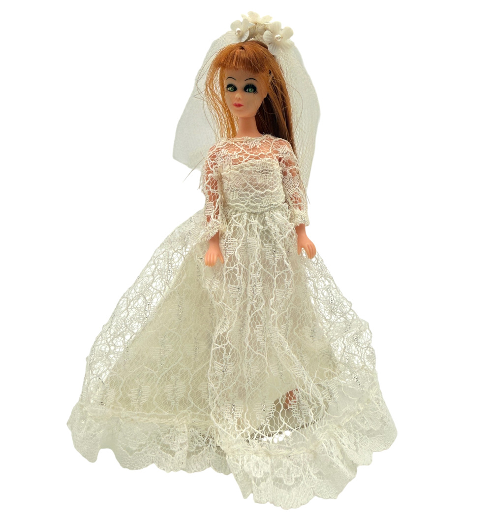 Vintage Topper Glori Dawn Doll in Wedding Bell Dream Dress & Flower Veil #0815